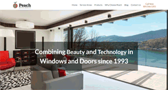Desktop Screenshot of peachbuildingproducts.com